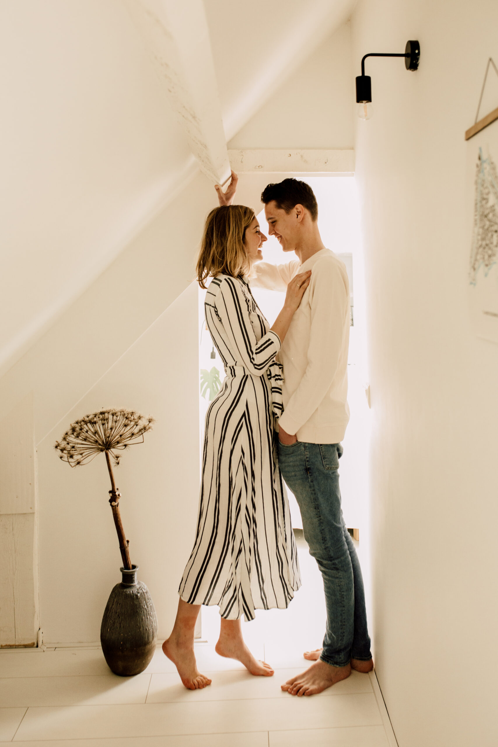 Binnenlocatie voor een koppels fotoshoot nabij Den Bosch