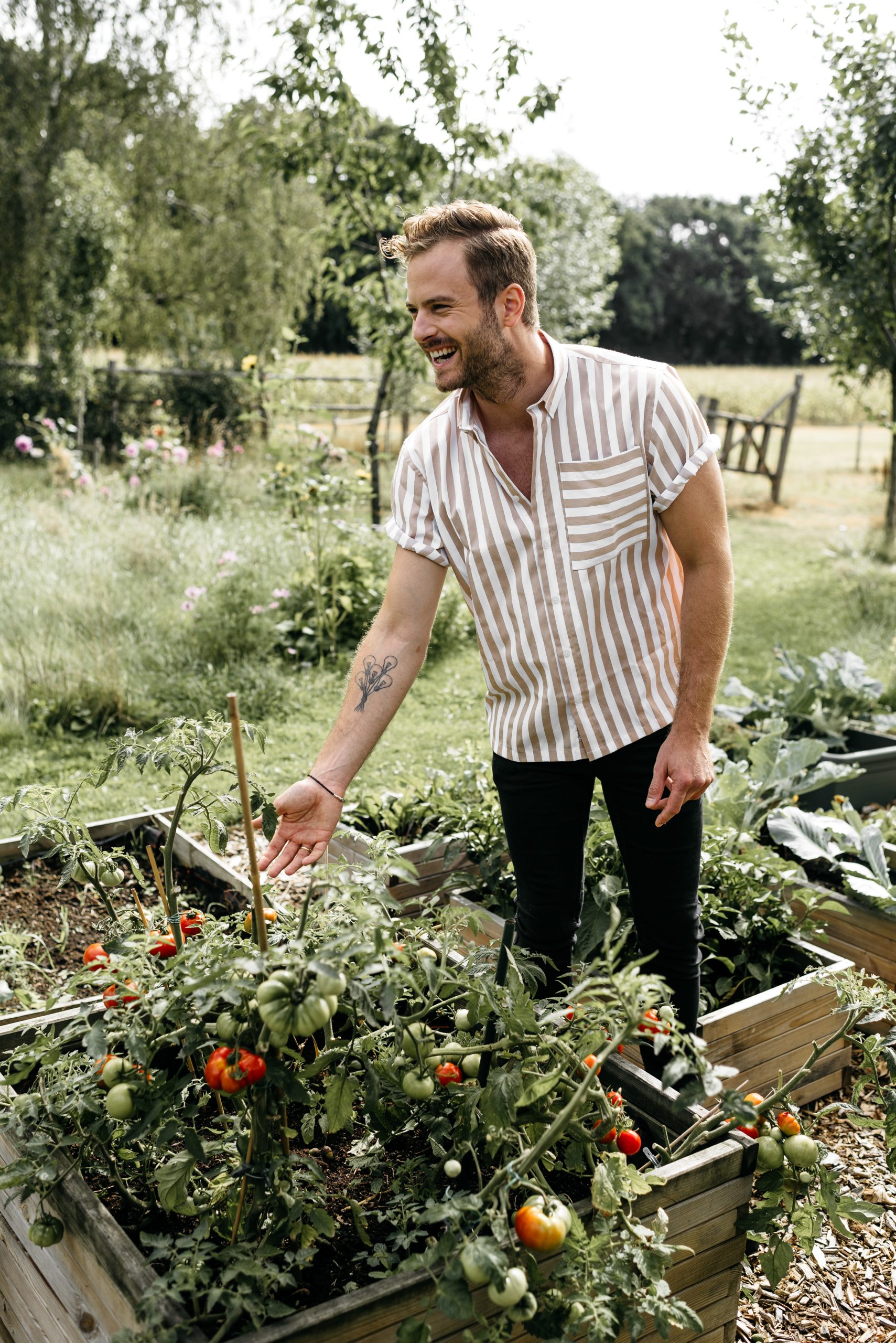 Fotoshootlocatie het Heidehuisje Noord-Brabant met moestuin